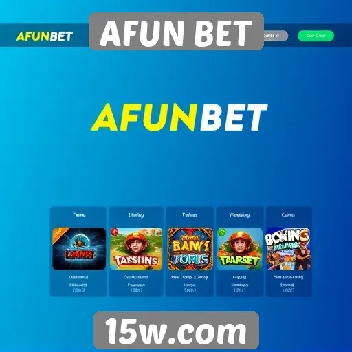 Análise da interface do usuário do site AFUN BET